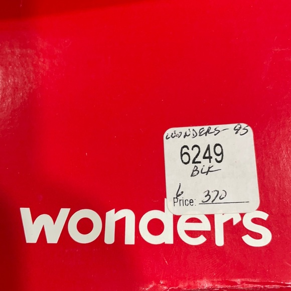 Wonders Continental Over-The-Knee Boots Black/Agon Elast Diagon Red Size: 6 - Picture 8 of 8